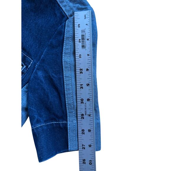 EUC $990 Marni Two Tone Denim Shift IT 36 US 0 - Picture 13 of 15